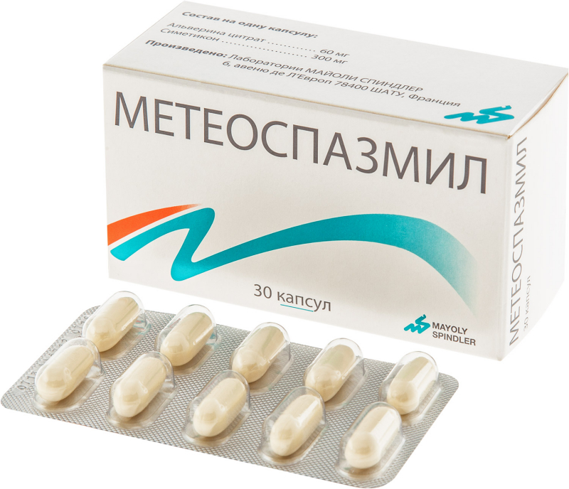Метеоспазмил капс. 60мг+300мг №60