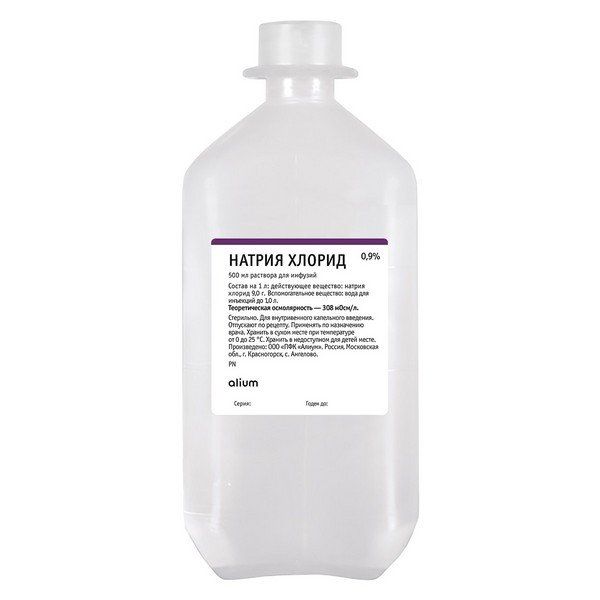 Натрия хлорид р-р д/инфуз.0,9% 400 мл №22 бут.полим. КП-2/Мосфарм