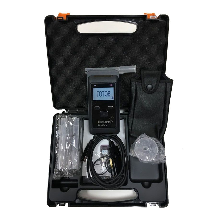 Анализатор концентрации паров этанола в выдыхаемом воздухе Динго Е-200 (В) без принтера