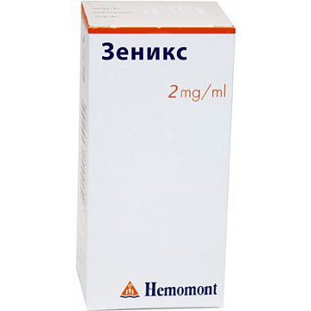 Зеникс р-р д/инф. 2мг/мл 300мл фл. №10