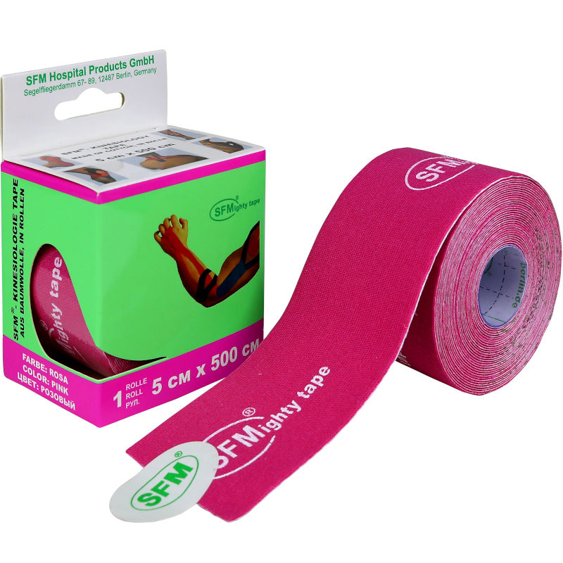 Лента кинезиологическая sfm-plaster на хлопк основе в рулоне 5х500см №1/бежевый