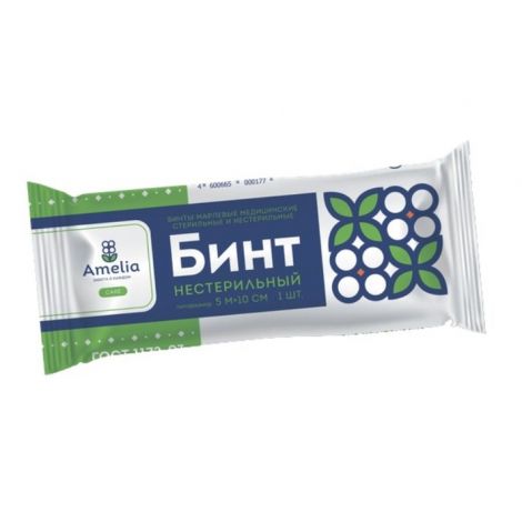 Бинт Ахтамар мед. н/стер. инд. уп. 5мх10см