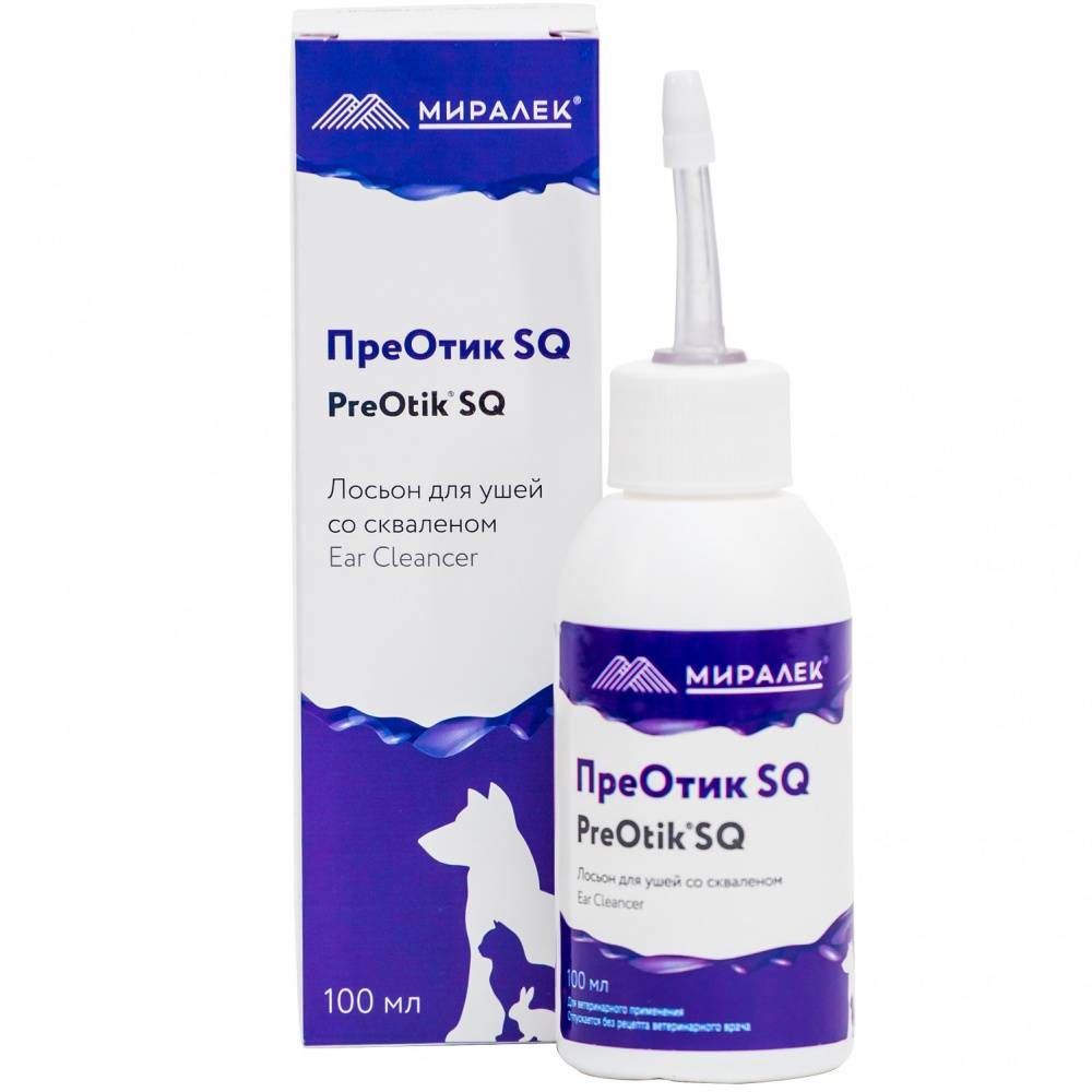 ПреОтик SQ лосьон для ушей со скваленом фл. с доз. 100мл