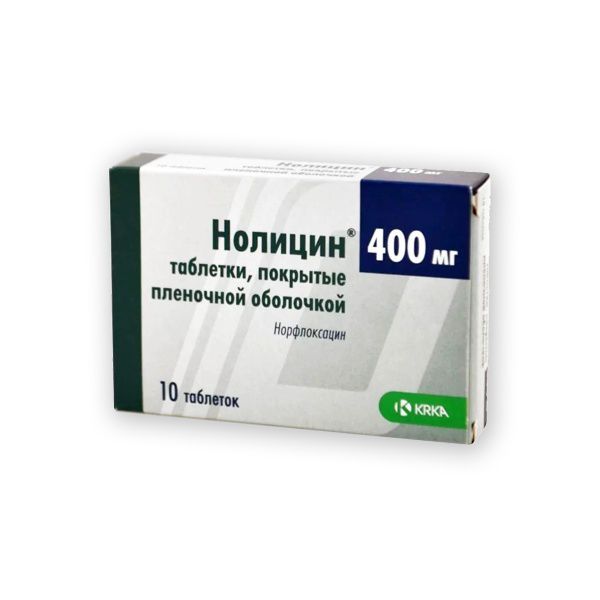 Нолицин таб. п/п/о 400мг №20/КРКА, д.д., Ново место