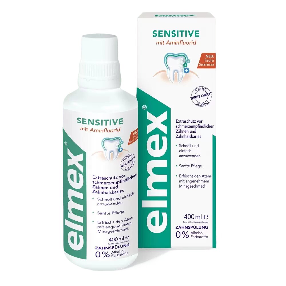 Элмекс ополаскиватель д/полости рта Sensitive Plus 400мл