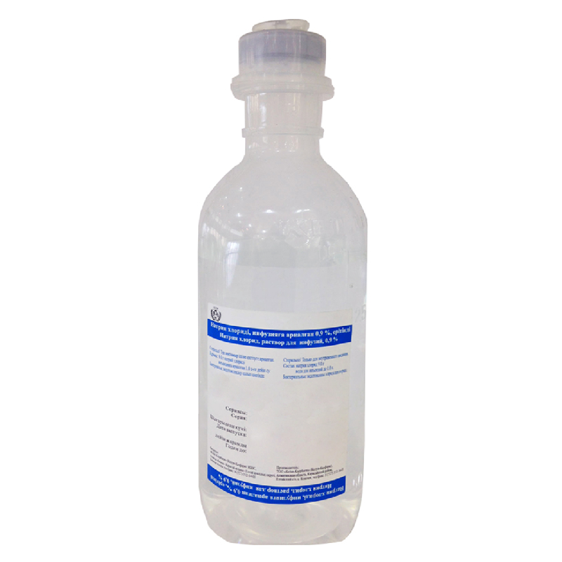 Натрия хлорид р-р д/инф. 0,9% фл. 200мл пласт. фл.№40/Эском