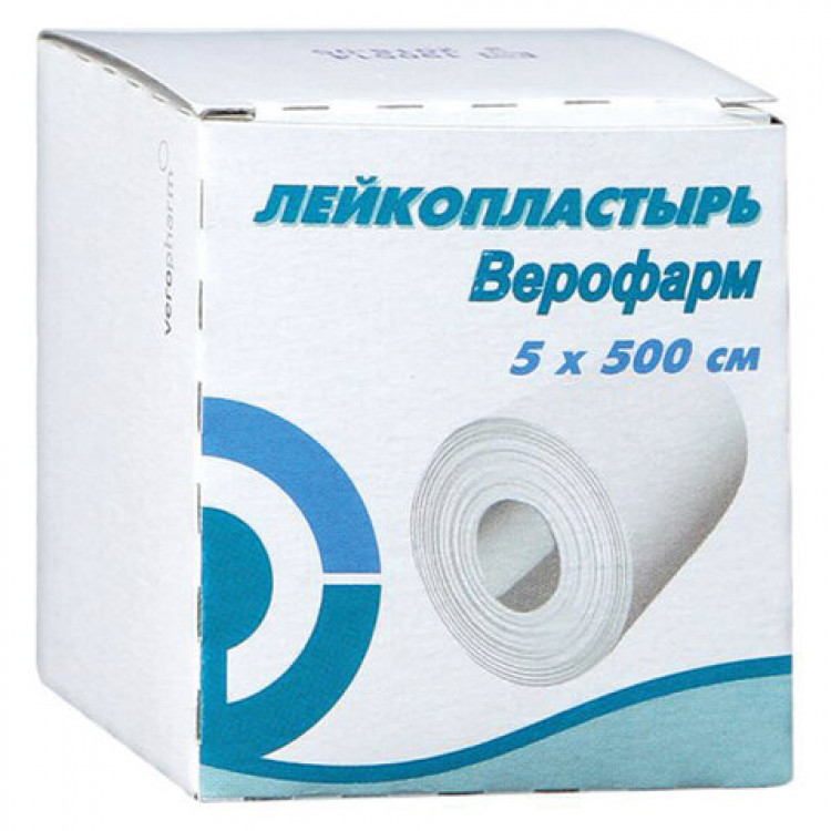 Лейкопластырь Верофарм на ткан. основе 2х500см