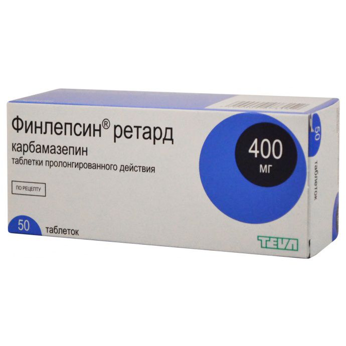 Финлепсин Ретард таб. с пролонг. высвоб. 400мг №50