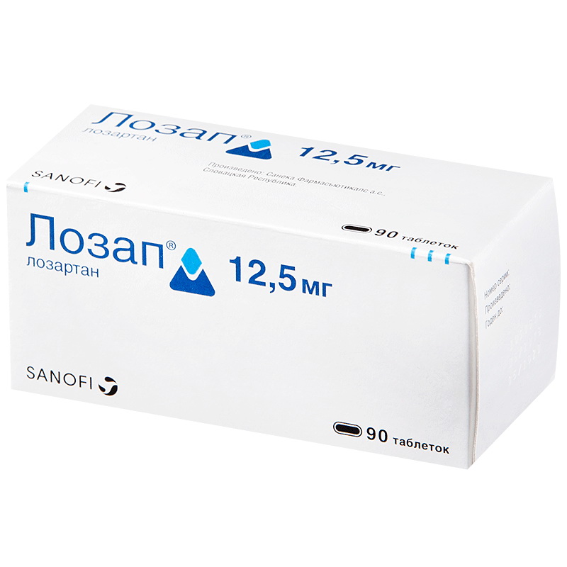 Лозап таб. п/п/о 100мг №90
