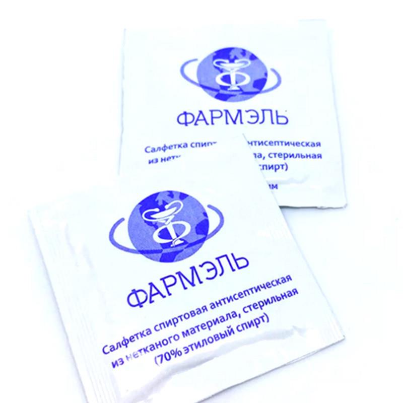 Салфетка Фармэль спирт. антисепт. 60х60мм (70% эт.спирт) №1/300