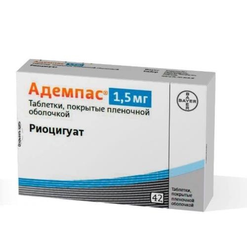Адемпас таб. п/п/о 1,5мг №42