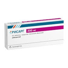 Рисарг таб. п/п/о 200мг №63
