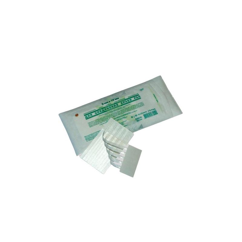 Лейкопластырь Лейко на неткан. основе 6ммх75мм д/соед. краев ран №3