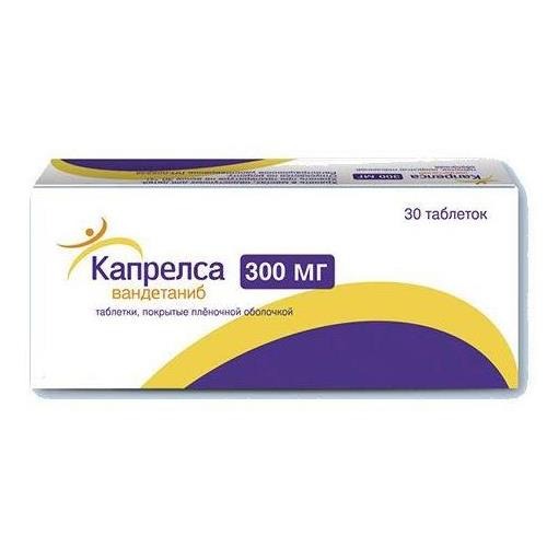 Капрелса таб. п/п/о 300мг №30/АйПиЭр Фармасьютикалс/АстраЗенека