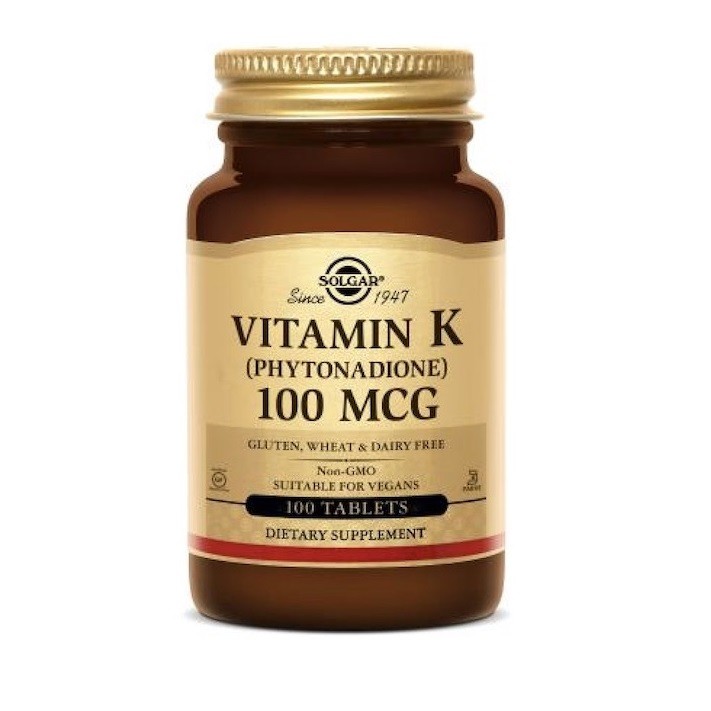 Солгар Витамин К (Фитоменадион) таб. 100мкг №100