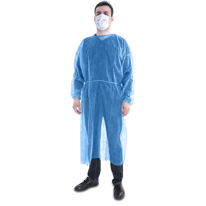 Халат Добрый стиль хирург. нестер. 140см пл.25 г/м2 рукав на манжете р.52-54 №1/4