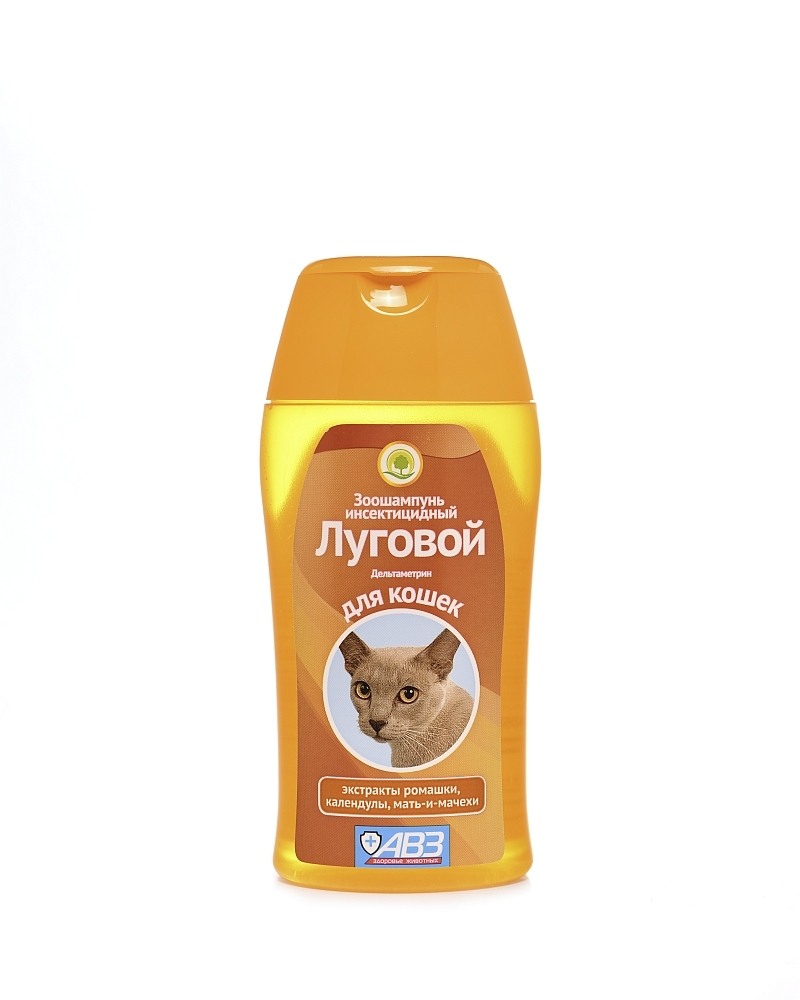Зоошампунь Луговой инсектицидный для собак и кошек фл. 270 мл