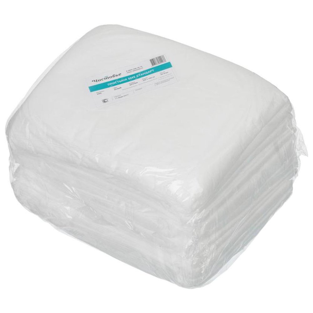 Простыня Чистовье SMS стандарт бел. 200х80 №20