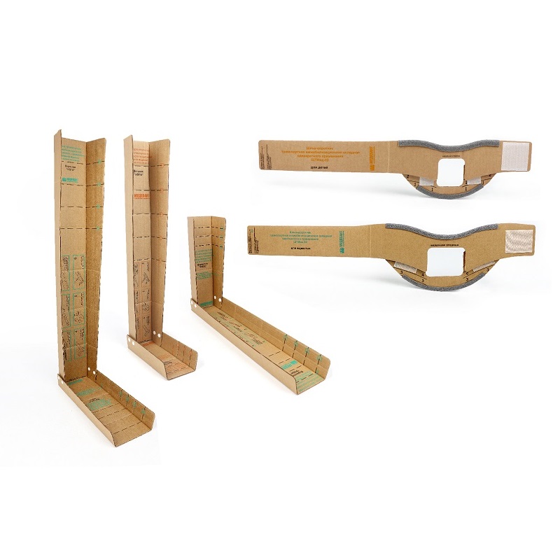 Комплект шин транспортных иммобилизац. складных однократ. прим. картон. КШТИв-02