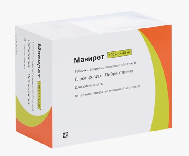Мавирет таб. п/п/о 100мг+40мг №84