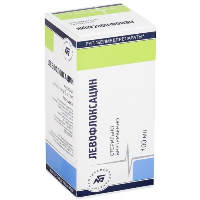 Левофлоксацин р-р д/инф. 5мг/мл 100мл №50/Алиум