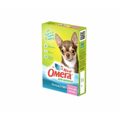 Омега Neo+ Веселый малыш для щенков таб. №60