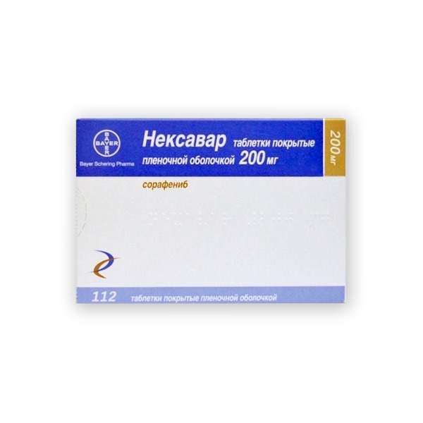 Нексавар таб. п/п/о 200мг №112