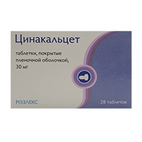 Цинакальцет таб. п/п/о 30мг №28/Розлекс Фарм