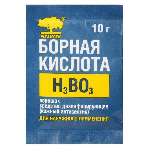 Борная кислота пор. 10г/Мелиген