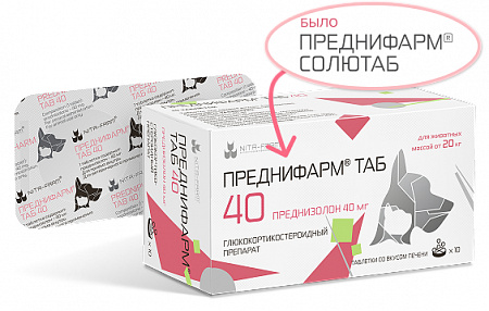Преднифарм таб. д/пр. внут. 40мг №10