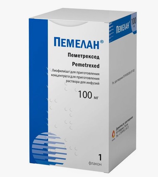 Пемелан лиоф. д/приг. конц. д/приг. р-ра д/инф. 100мг фл. №1