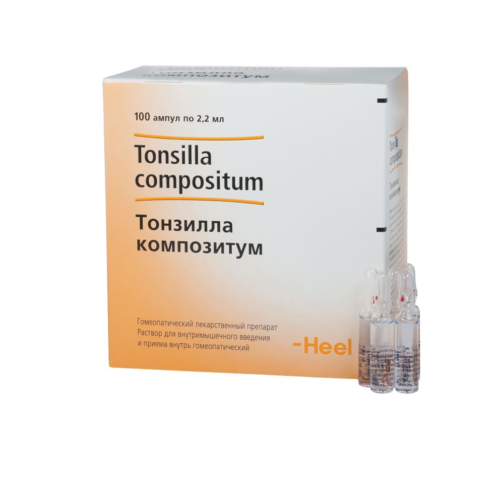 Тонзилла композитум р-р д/в/м введ. гомеоп. амп. 2,2мл №5