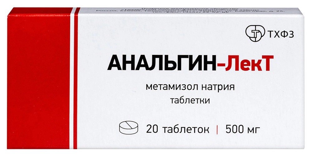 Анальгин-ЛекТ таб. 500мг №20/Тюменский