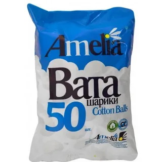 Ватные шарики Амелия мед. 35г