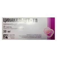 Цинакальцет-ТЛ таб. п/п/о 30мг №28