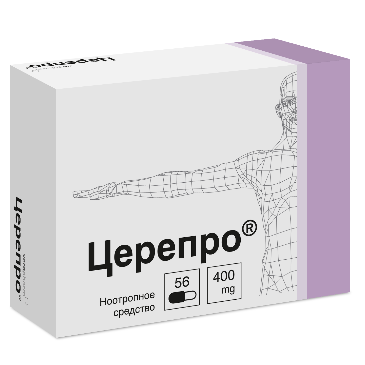Церепро кас. 400мг №56