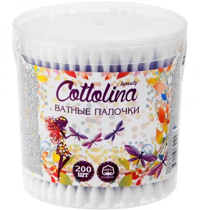 Ватные палочки Cottolina банка №200
