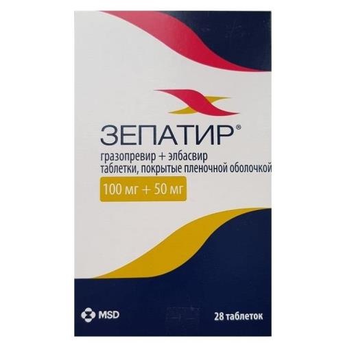 Зепатир таб. п/п/о 100мг+50мг №28