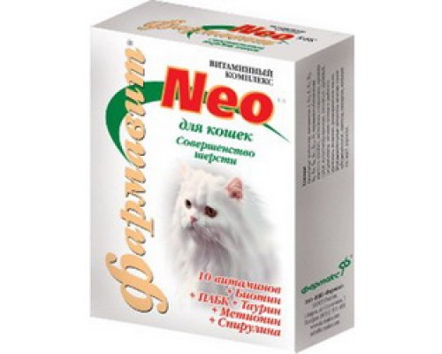 Фармавит Neo витамины для кошек Совершенство шерсти таб. №60