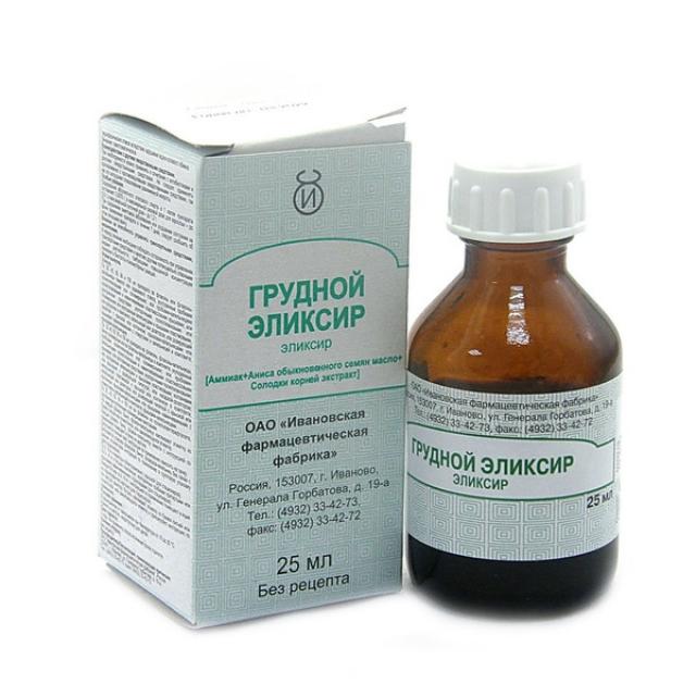 Грудной эликсир 25мл/Ивановская