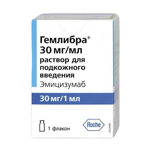 Гемлибра р-р д/п/к введ. 30мг/мл фл. 1мл №1