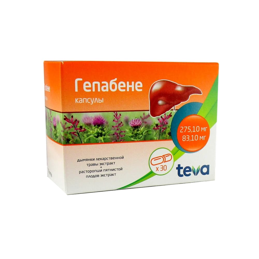 Гепабене капс. №30