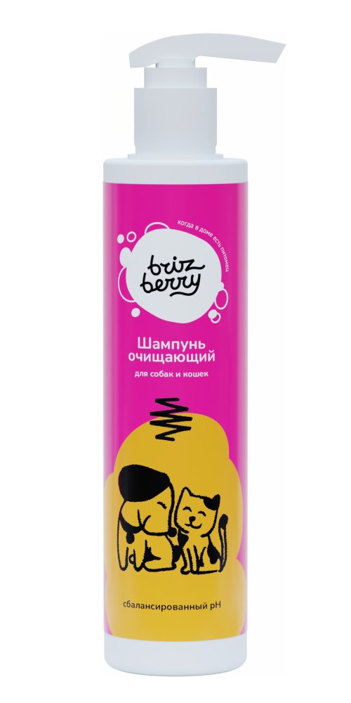Brizberry (Бризберри) шампунь с пантенолом для собак и кошек фл. 400 мл
