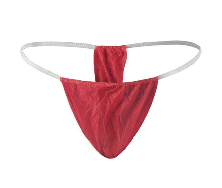 Трусы-бикини жен. Спанбонд (бордовые) 25шт/уп