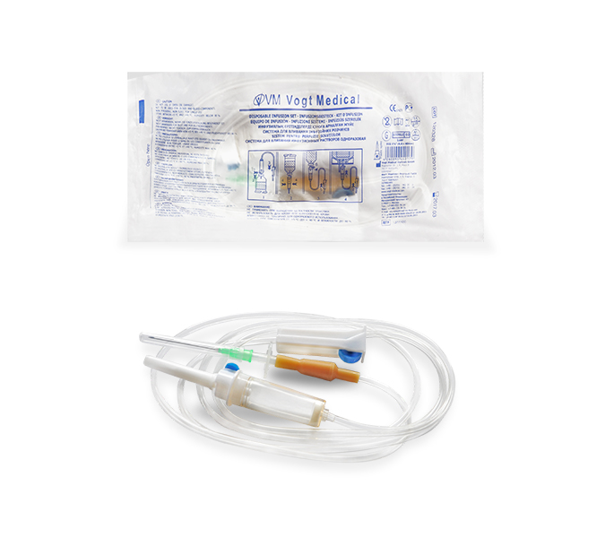 Система Vogt Medical в/в инфуз. д/влив. р-ов 0.8х40мм 21G с пласт. иглой №1/50