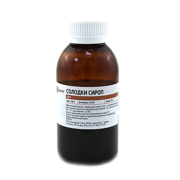 Солодки сироп 100г (пластик)/Самарамедпром