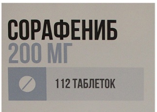 Сорафениб таб. п/п/о 200мг №112/Ортат