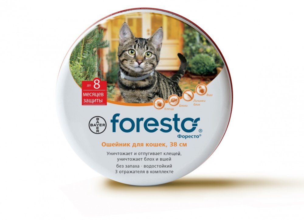 Форесто ошейник для кошек 38см