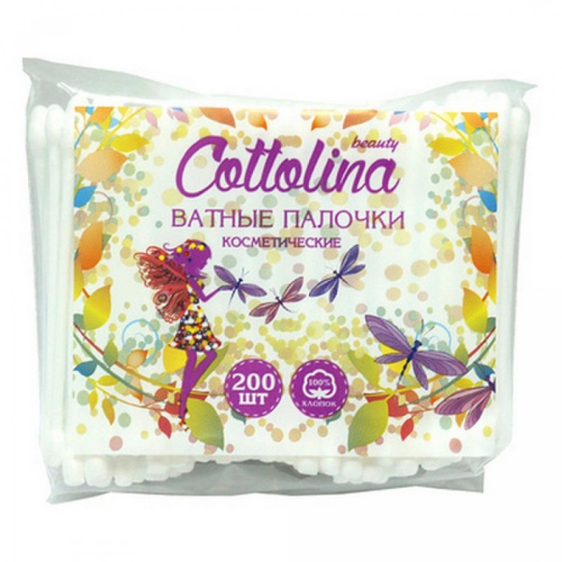 Ватные палочки Cottolina ПЭ №100
