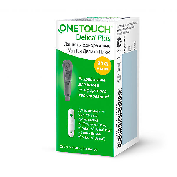 Ланцеты ONE TOUCH DELICA PLUS №25